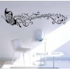 Butterfly Music Note Wall Decal